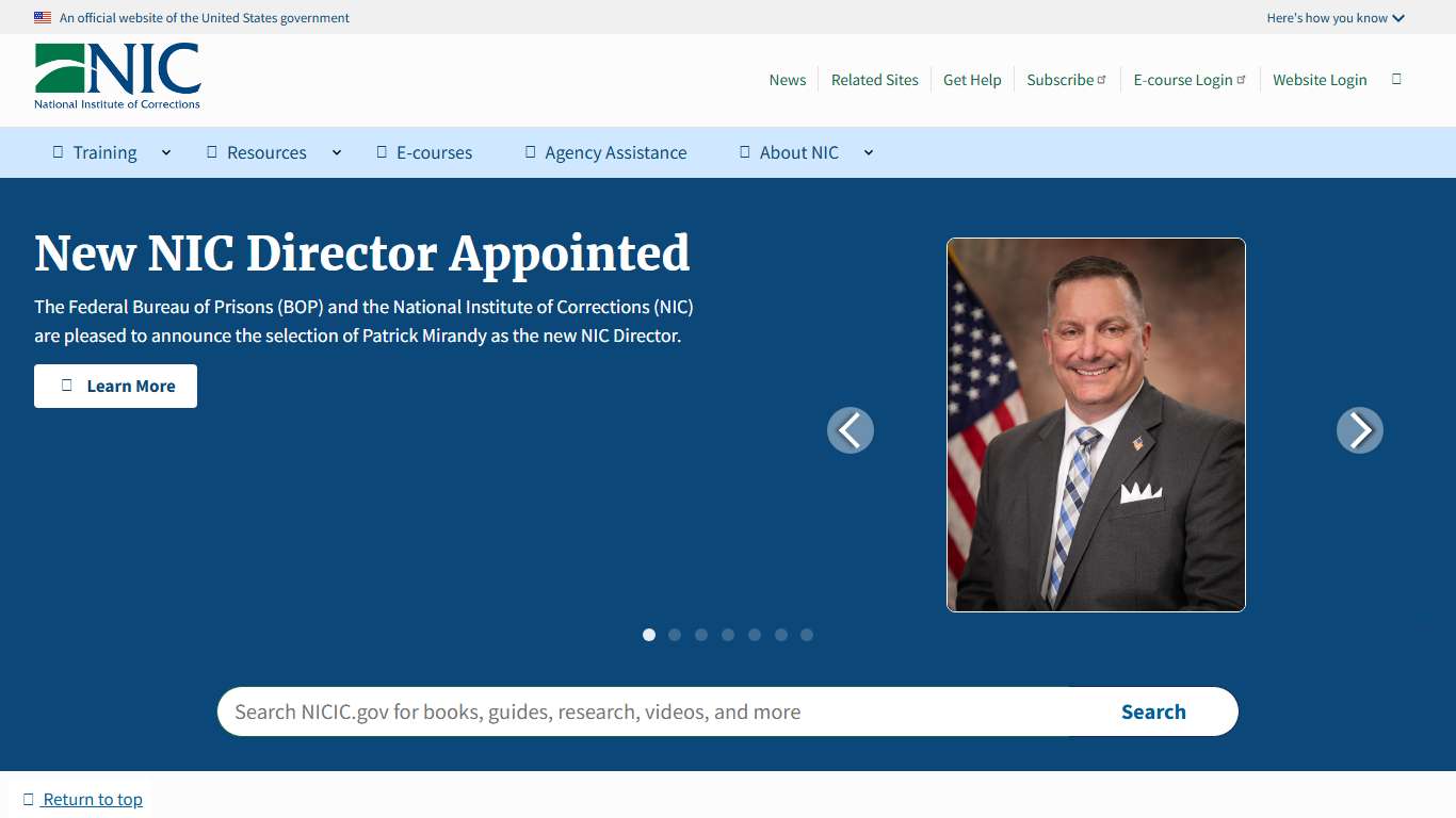 National Institute of Corrections | NIC